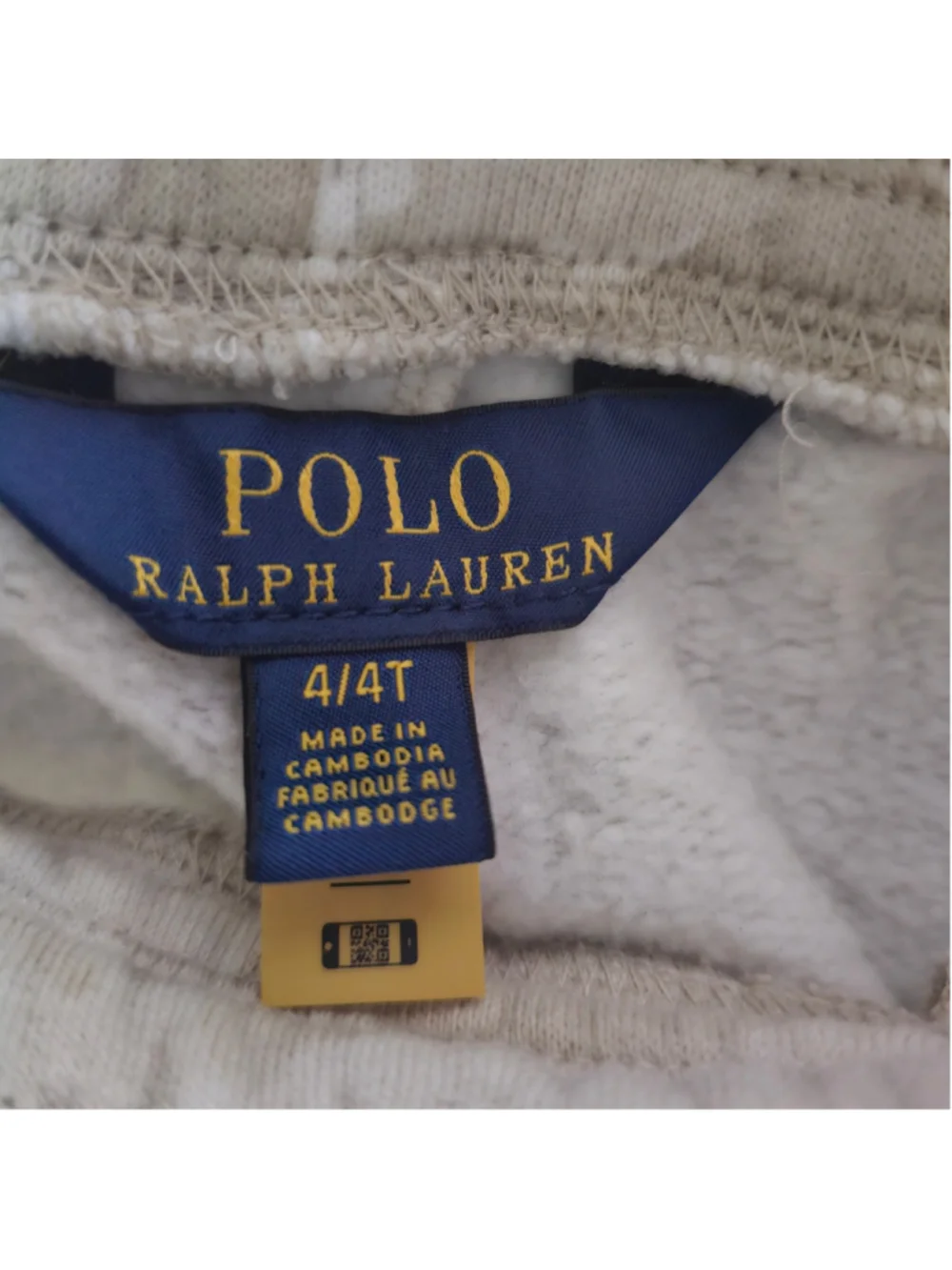 Polo Ralph Lauren Girls 4T Camo Jogger Sweatpants Tan Cotton Pony Logo